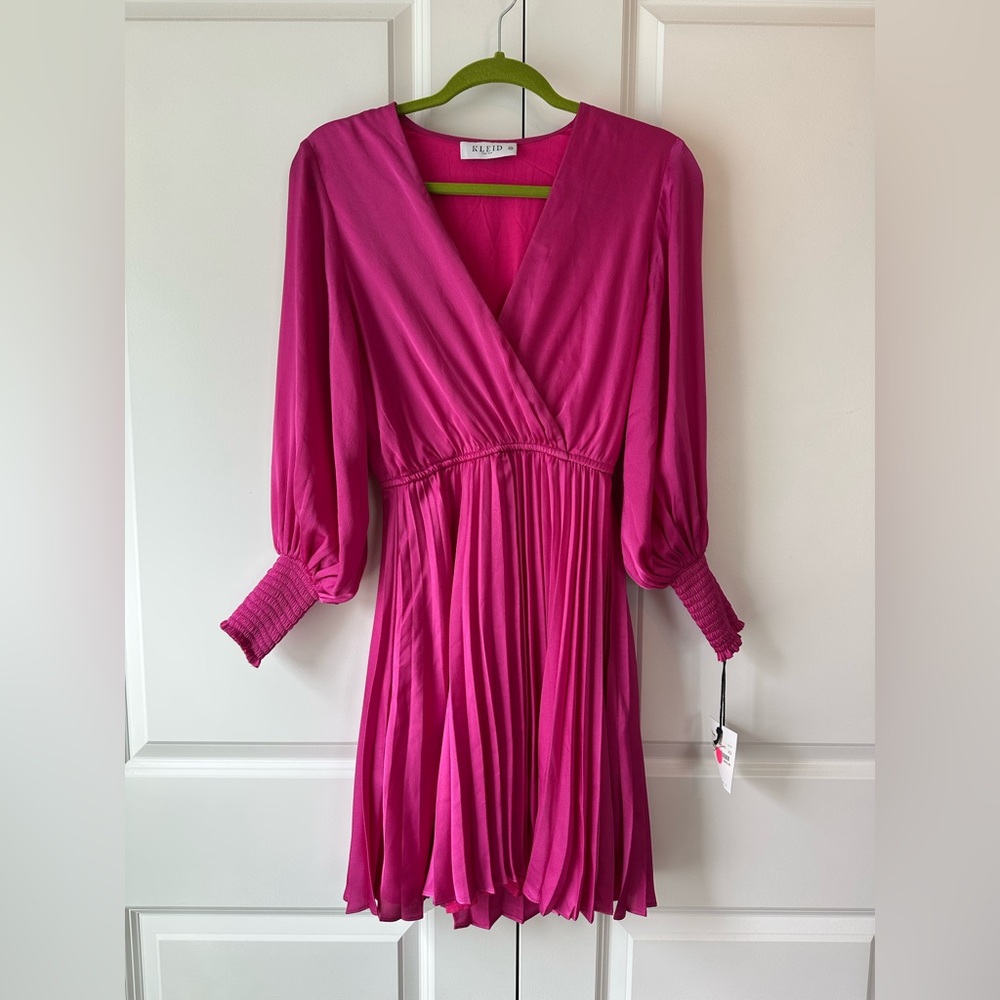 KLEID Women’s Penelope Mini Dress Magenta NWT Size XS